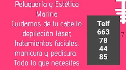 Peluqueria y estética Marina