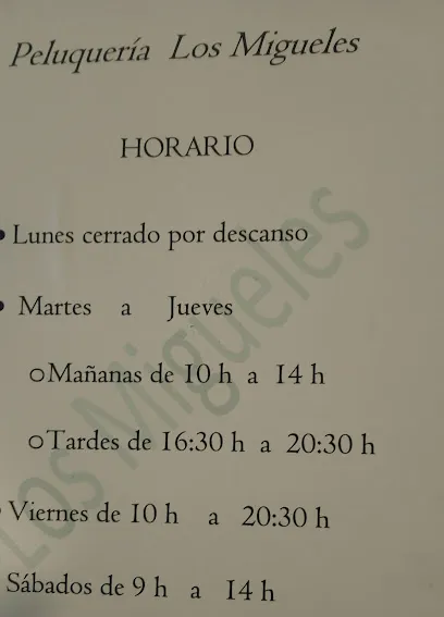 Peluquería los Migueles