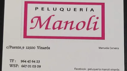 Peluquería Manoli Vinaros